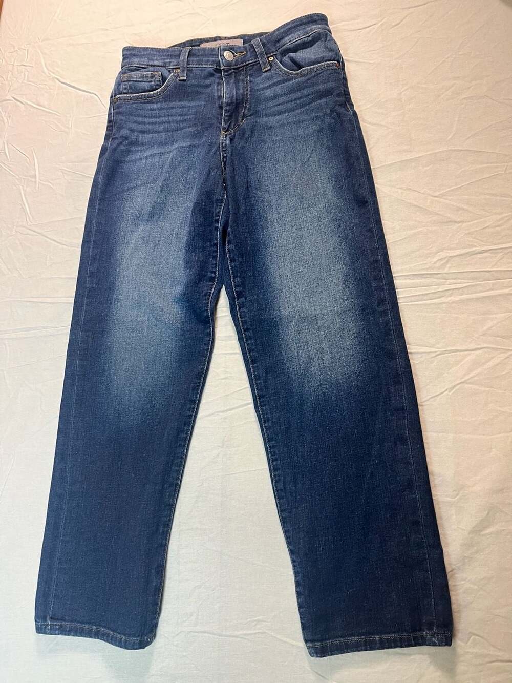 Joe's Jeans High-Rise Straight Leg Dark Wash Denim Jeans 25